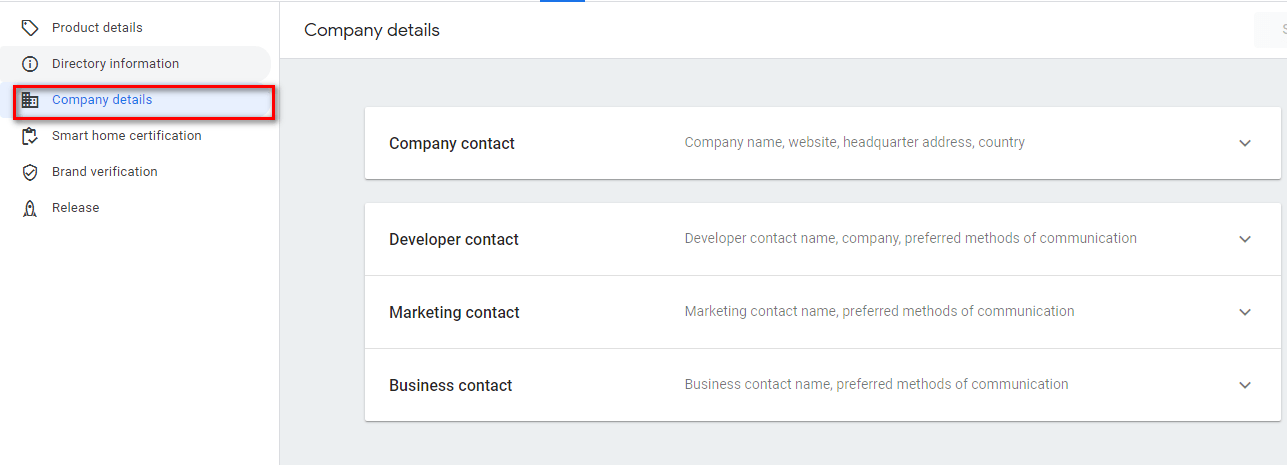 company details Company details