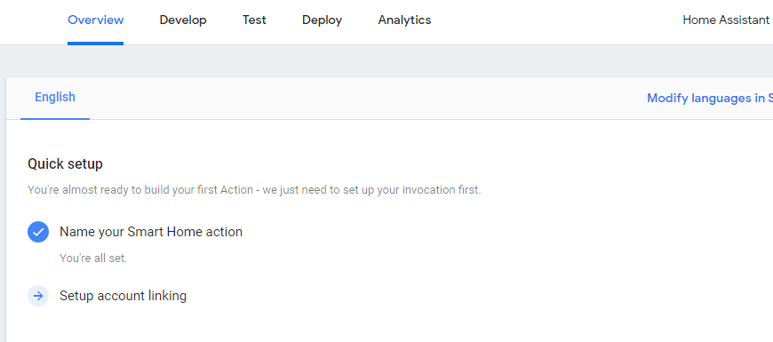 setup account linking Setup account linking