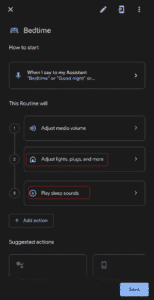 google assistant routines 