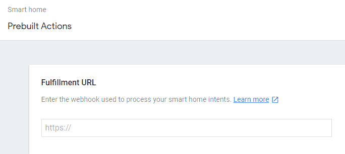 add fulfillment url Add fulfillment URL