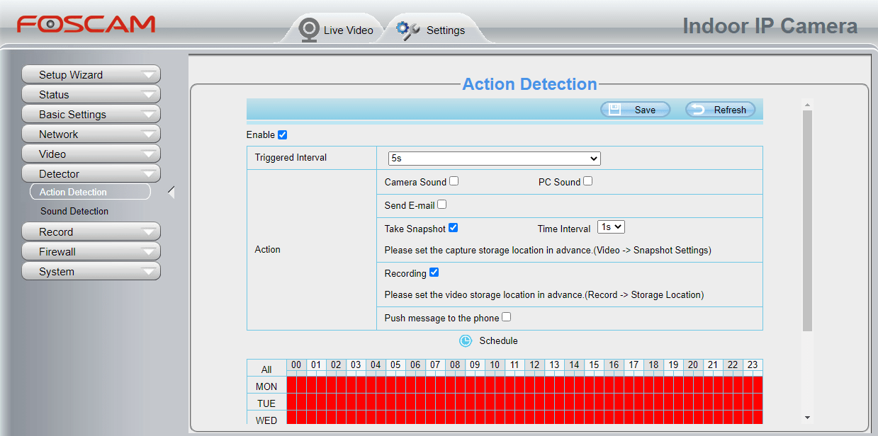foscam alarm record foscam alarm record