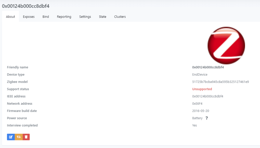 zigbee unsupported zigbee unsupported