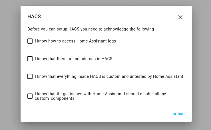 hacs integration HACS integration