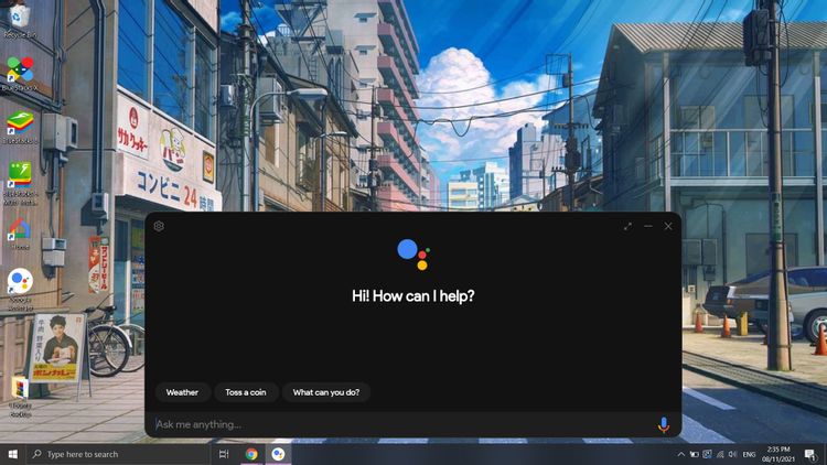 google assistant on windows 