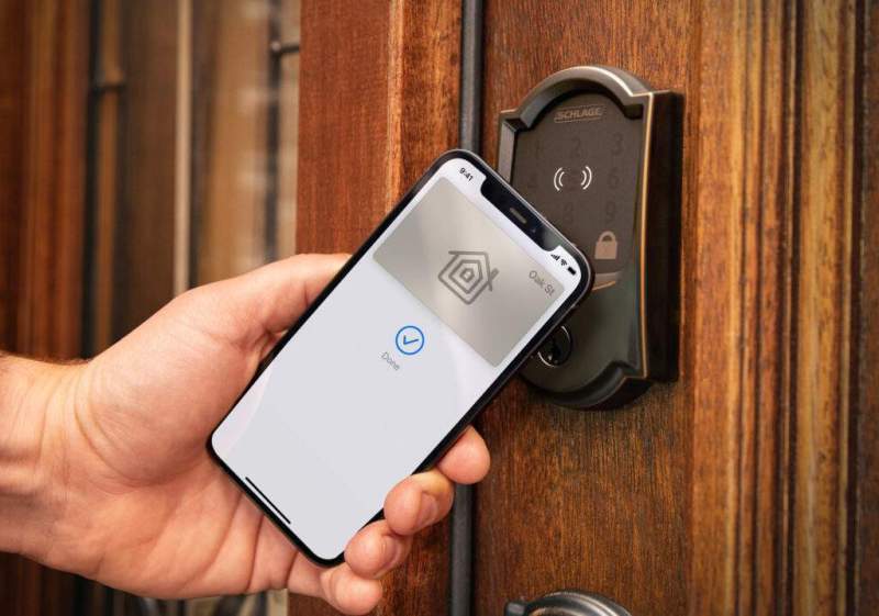 Schlage Encode Plus with home-keys phone TaptoUnlock 