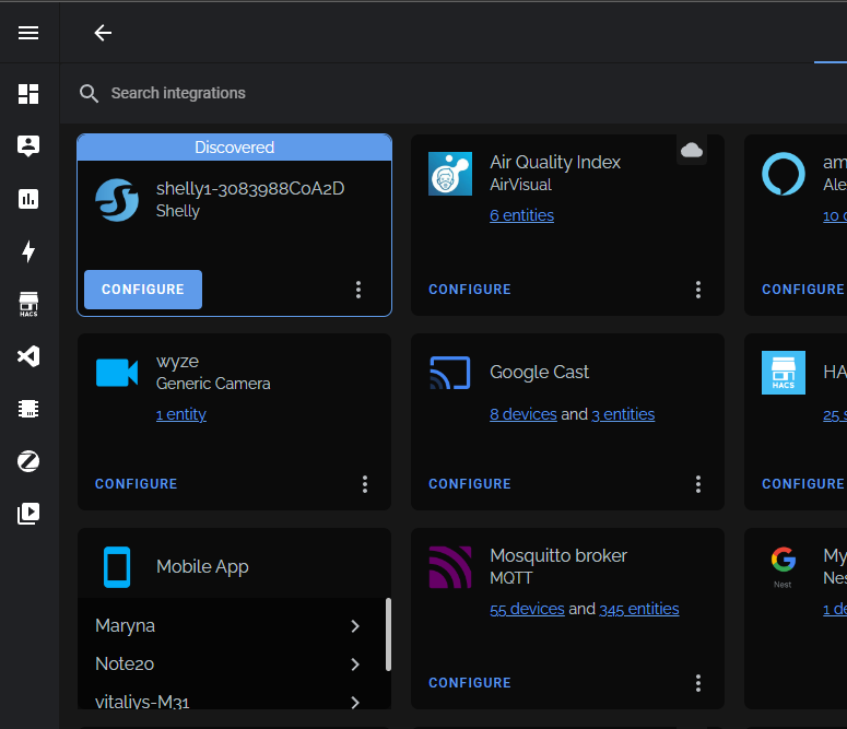 shelly home assistant shelly-home-assistant