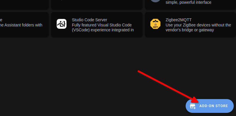 ha-add-on store Add-on Store btn
