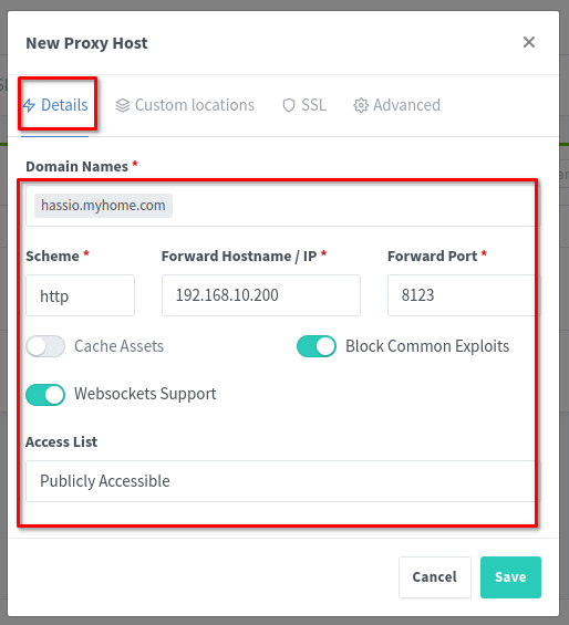 ha-nginx-new-proxy host detail HA-Nginx New proxy host detail