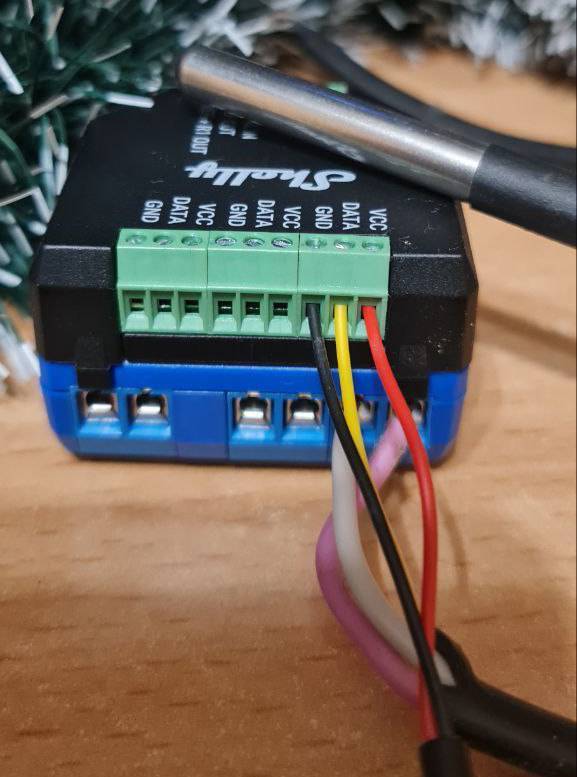 shelly addon connect sensor 