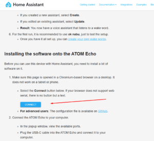 burn firmware for atom echo 