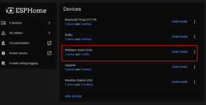 add atom echo to HA 