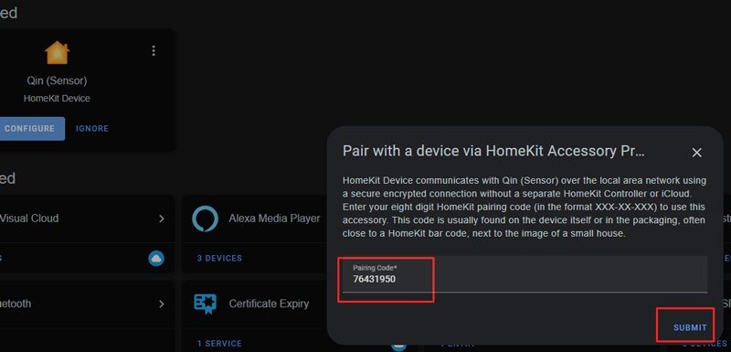 pair device 