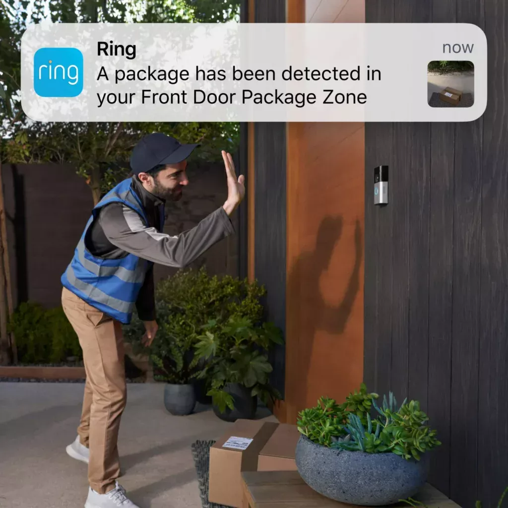 ring video doorbell package delivery 